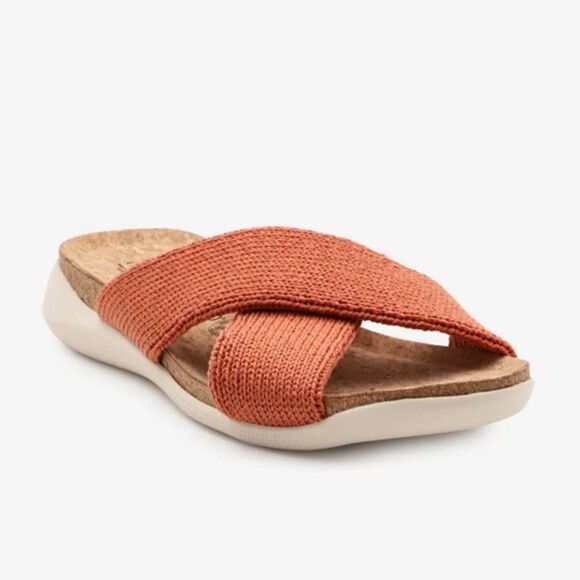 ARCOPEDICO Women’s Pantanal H79 Knit Slides in the Size 40/9 US in Brick Color - Picture 8 of 16